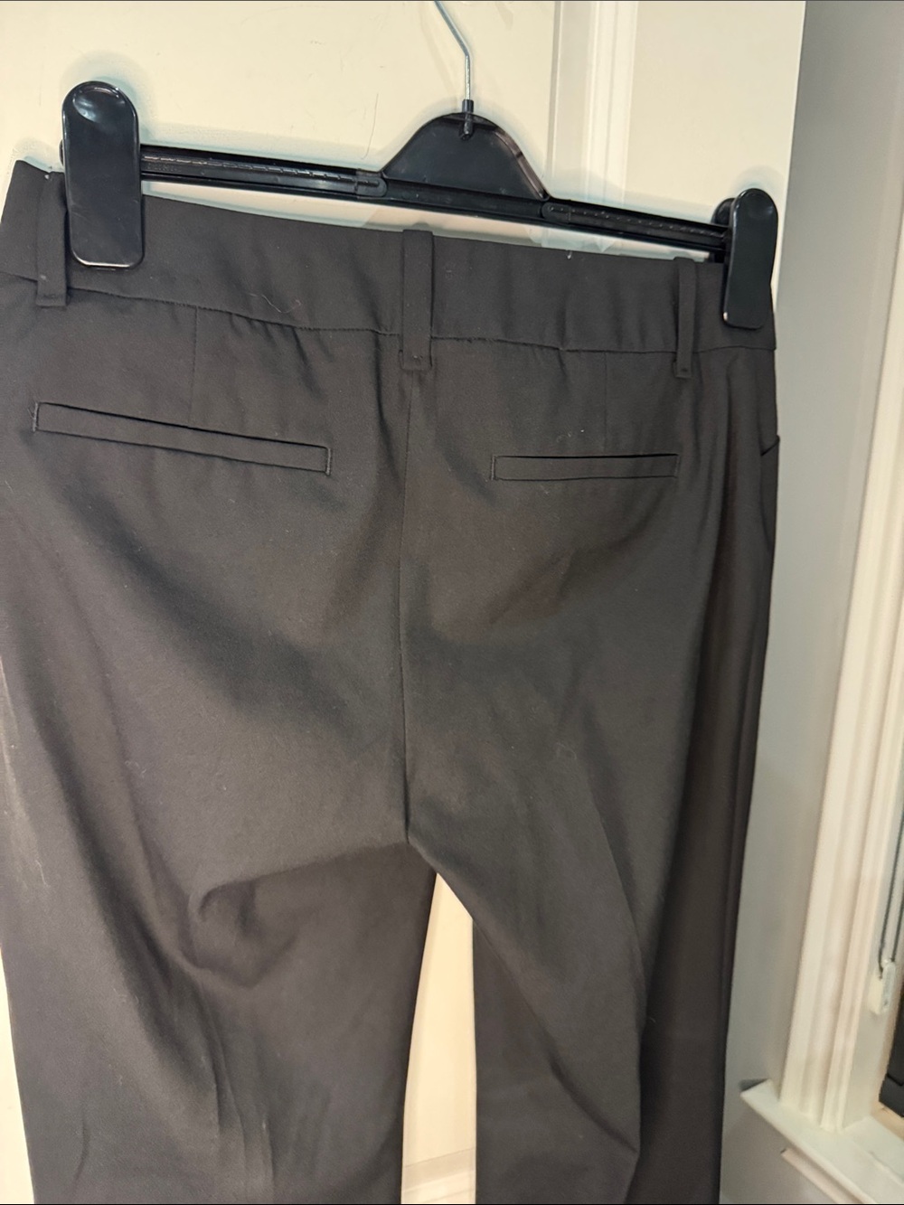 GAP Black Women's Straight-Leg Trousers - Picture 4 of 6
